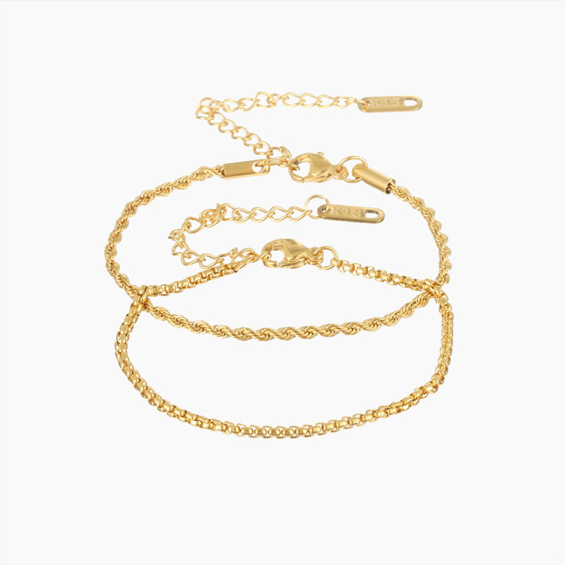 Rope Link Bracelet Set | Bracelets by DORADO