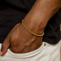 Mens Box Chain Bracelet - 4mm
