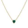 Heart Birthstone Necklace