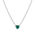 Heart Birthstone Necklace