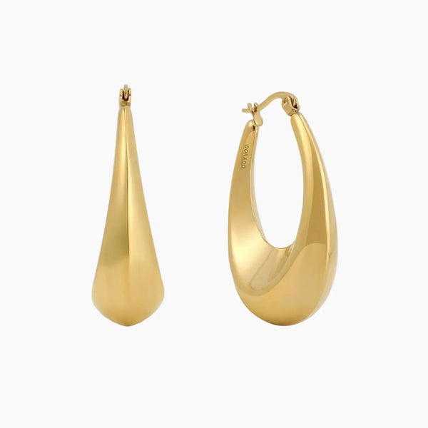 Teardrop Hoop Earrings | Earrings by DORADO