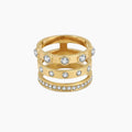 Iced Stacked Ring | Rings by DORADO