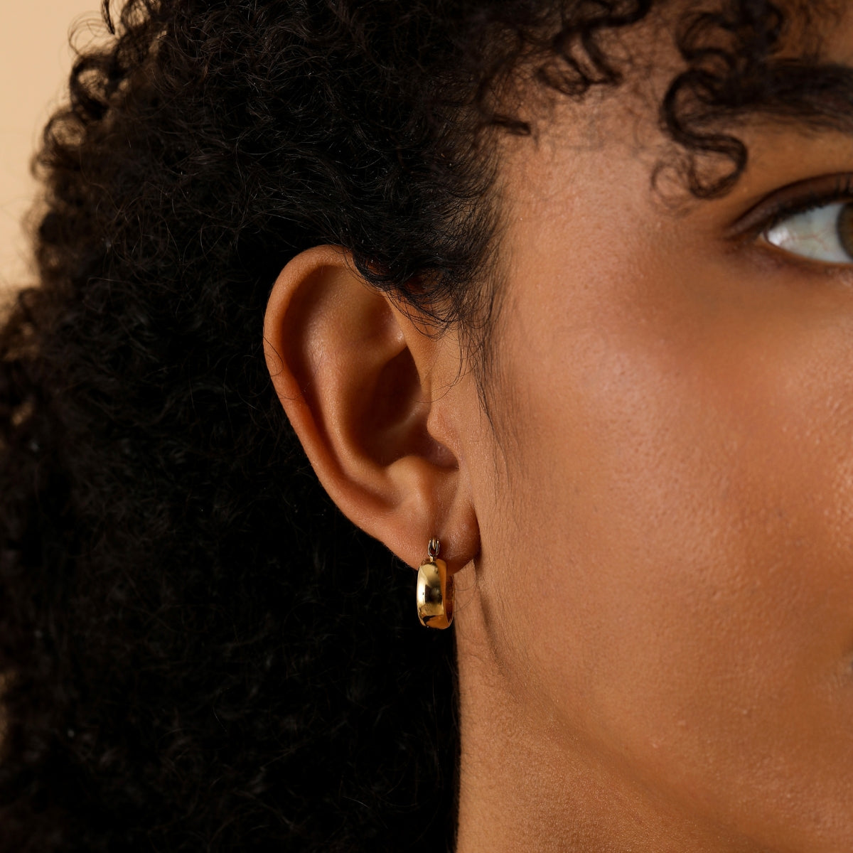 Bold Dome Hoop Earrings | Earrings by DORADO