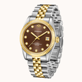 DORADO Two Tone Timeless Watch - Chocolate | Watch by DORADO