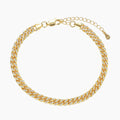 Iced Cuban Link Anklet - 5mm | DORADO