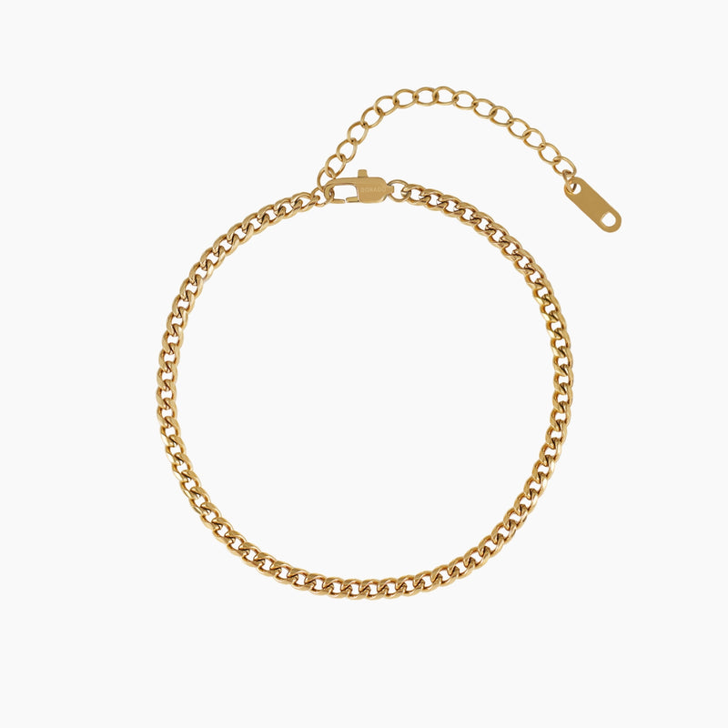 Cuban Link Anklet - 3mm