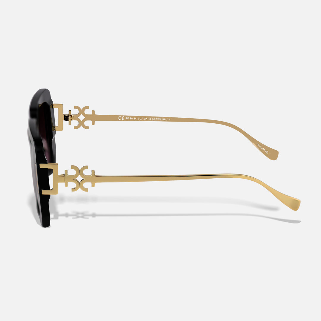 Icona Gradient Sunglasses with Gold | Sunglasses by DORADO