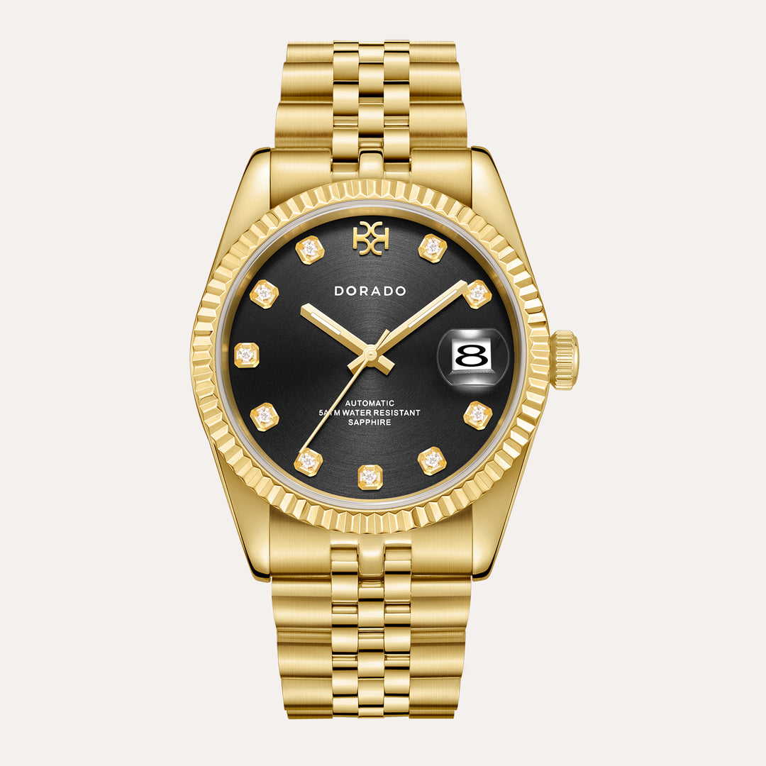 DORADO Gold Timeless Watch - Black | Watch by DORADO