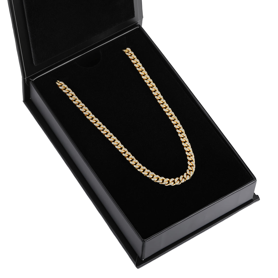Mens Iced Cuban Link Chain - 5mm | DORADO
