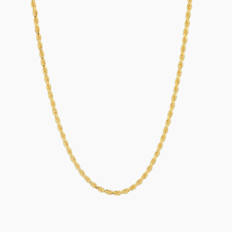 Rope Chain Necklace - 2mm | Dorado Fashion