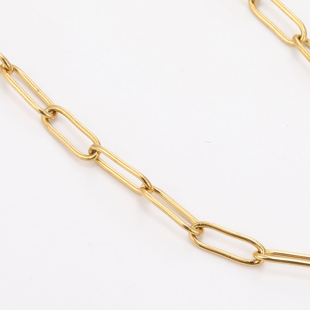 Paper Clip Bracelet - 4mm | Bracelet by DORADO