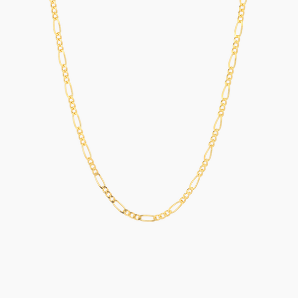 Figaro Chain Necklace - 2mm | Dorado Fashion
