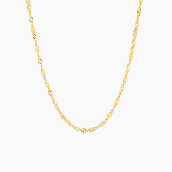 Singapore Chain Necklace - 2mm | Dorado Fashion