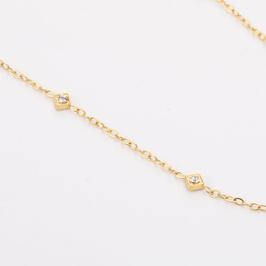 Crystal Chain Anklet | Ankle Bracelet by DORADO
