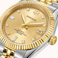 DORADO Two Tone Timeless Watch - Gold w/ SIX9 Markers | Watch by DORADO
