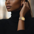 DORADO Two Tone Timeless Watch - Gold w/ SIX9 Markers