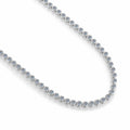 Round Bezel Tennis Chain Necklace | Necklaces by DORADO
