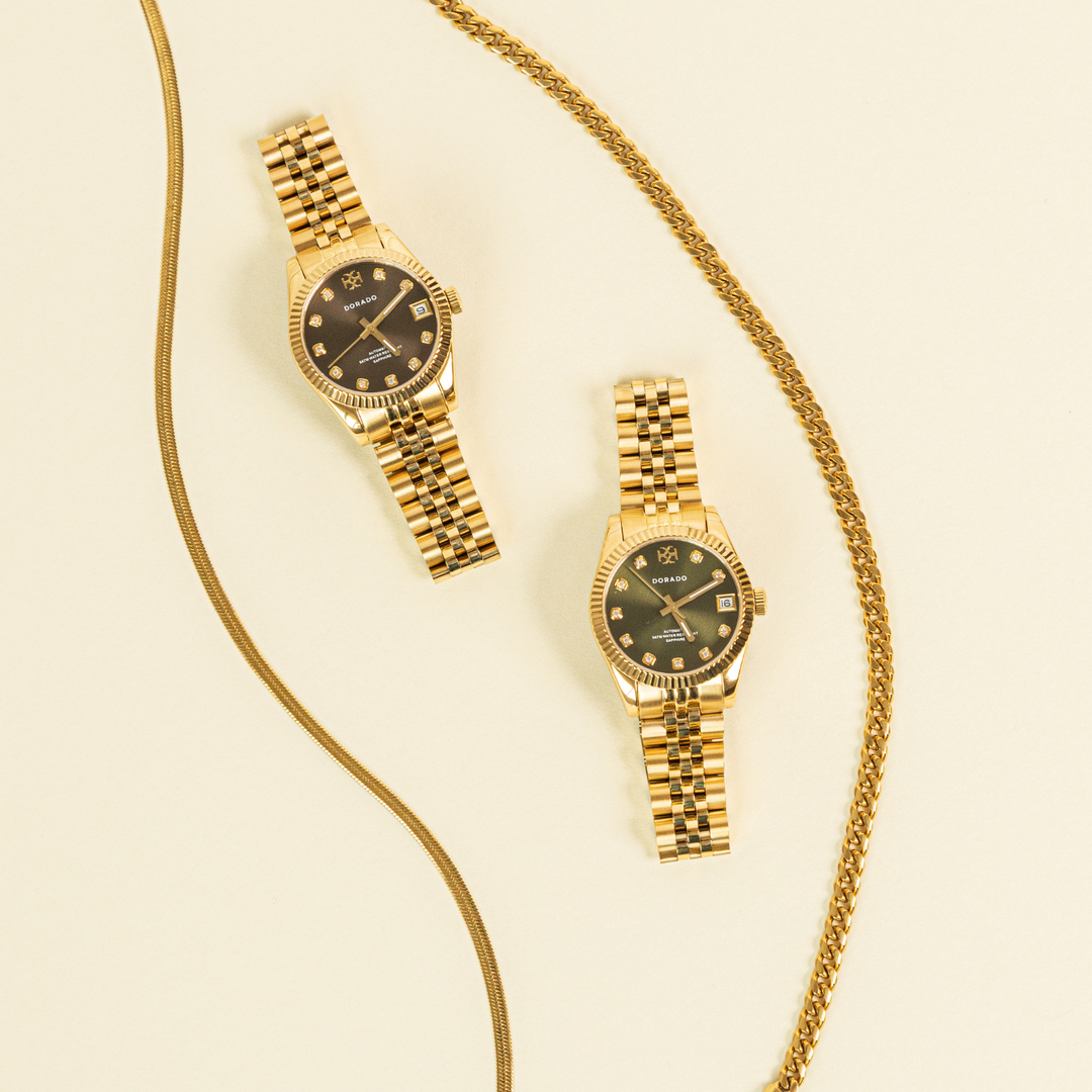 DORADO Gold Timeless Watch - Chocolate | Watch by DORADO