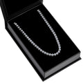 Round Bezel Tennis Chain Necklace | Necklaces by DORADO