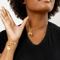 Paperclip Charm Necklace | DORADO