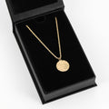 Zodiac Coin Necklace w/ Rope Chain