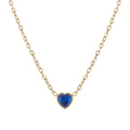 Heart Birthstone Necklace