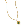 Heirloom Emerald Stone Necklace | Necklaces by DORADO