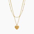 Heirloom Gold Heart Necklace Set | Necklaces by DORADO