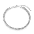 Iced Cuban Link Anklet - 5mm | DORADO