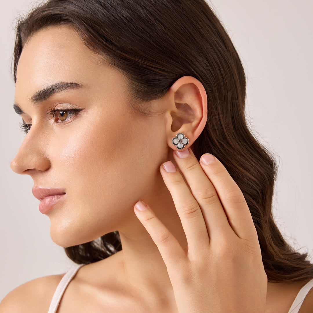 Ventura Clover Stud Earrings | Earrings by DORADO