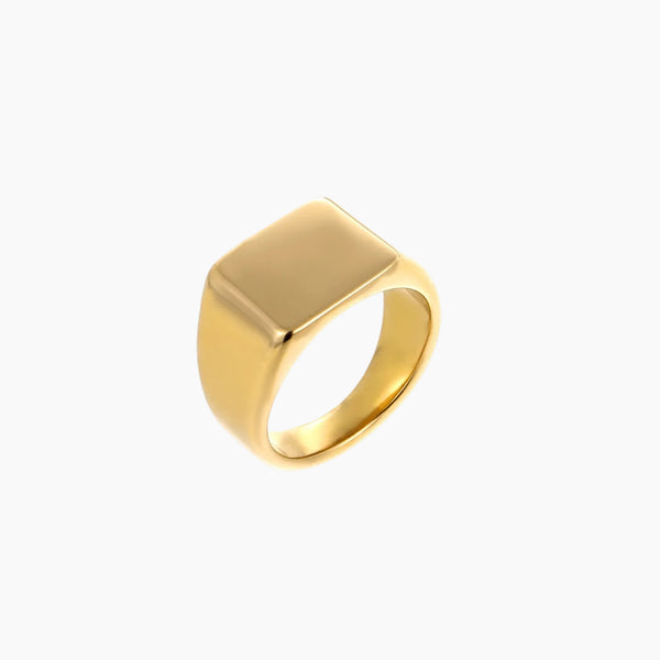 Minimal Signet Ring | Rings by DORADO