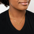 Paperclip Charm Necklace | DORADO