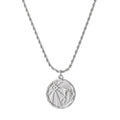 Zodiac Coin Necklace w/ Rope Chain