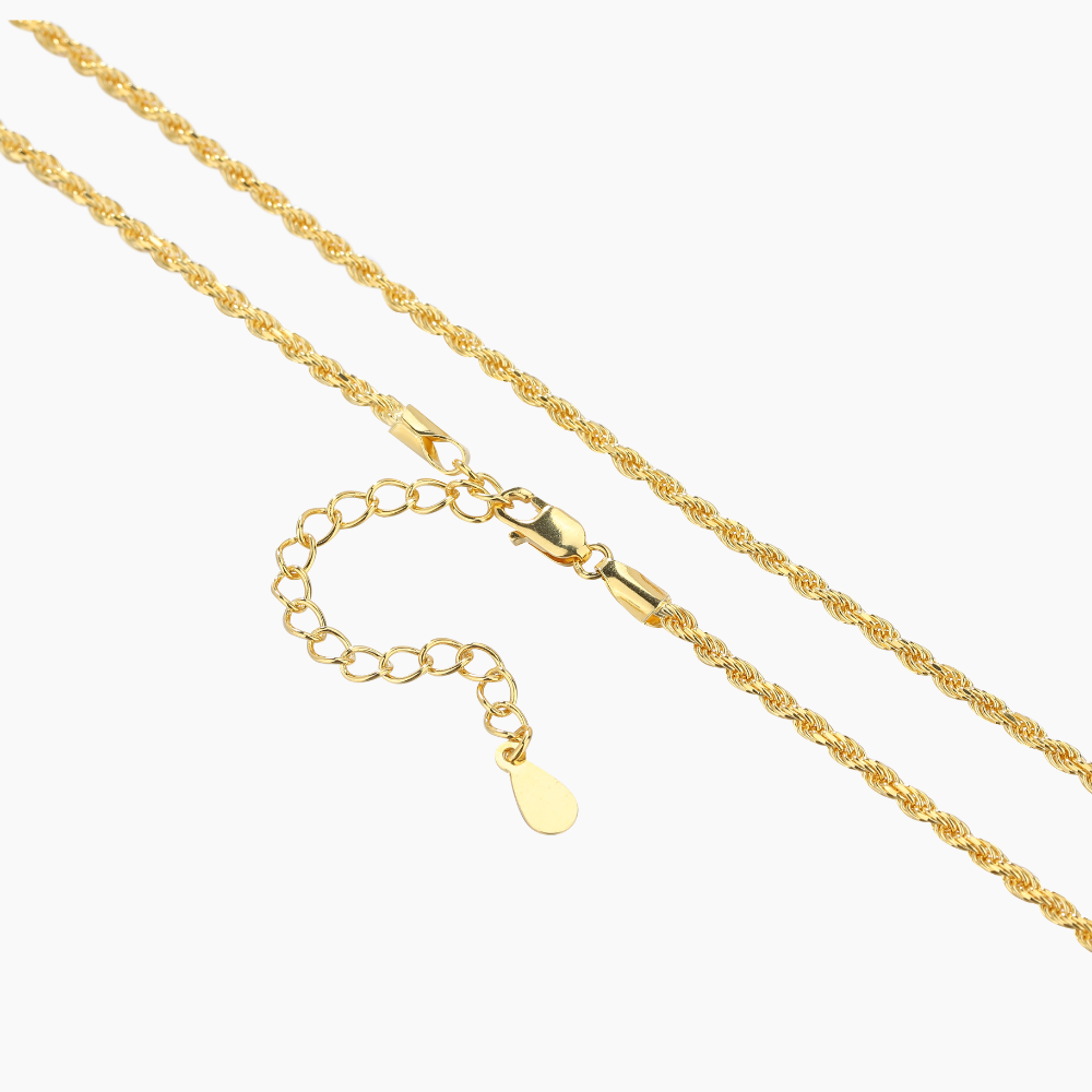Rope Chain Necklace - 2mm | Dorado Fashion