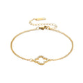 Iced Lucky Bracelet w/ Cuban Chain | Bracelets by DORADO