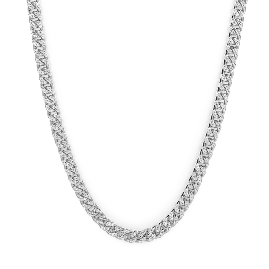 Mens Iced Cuban Link Chain - 5mm | DORADO