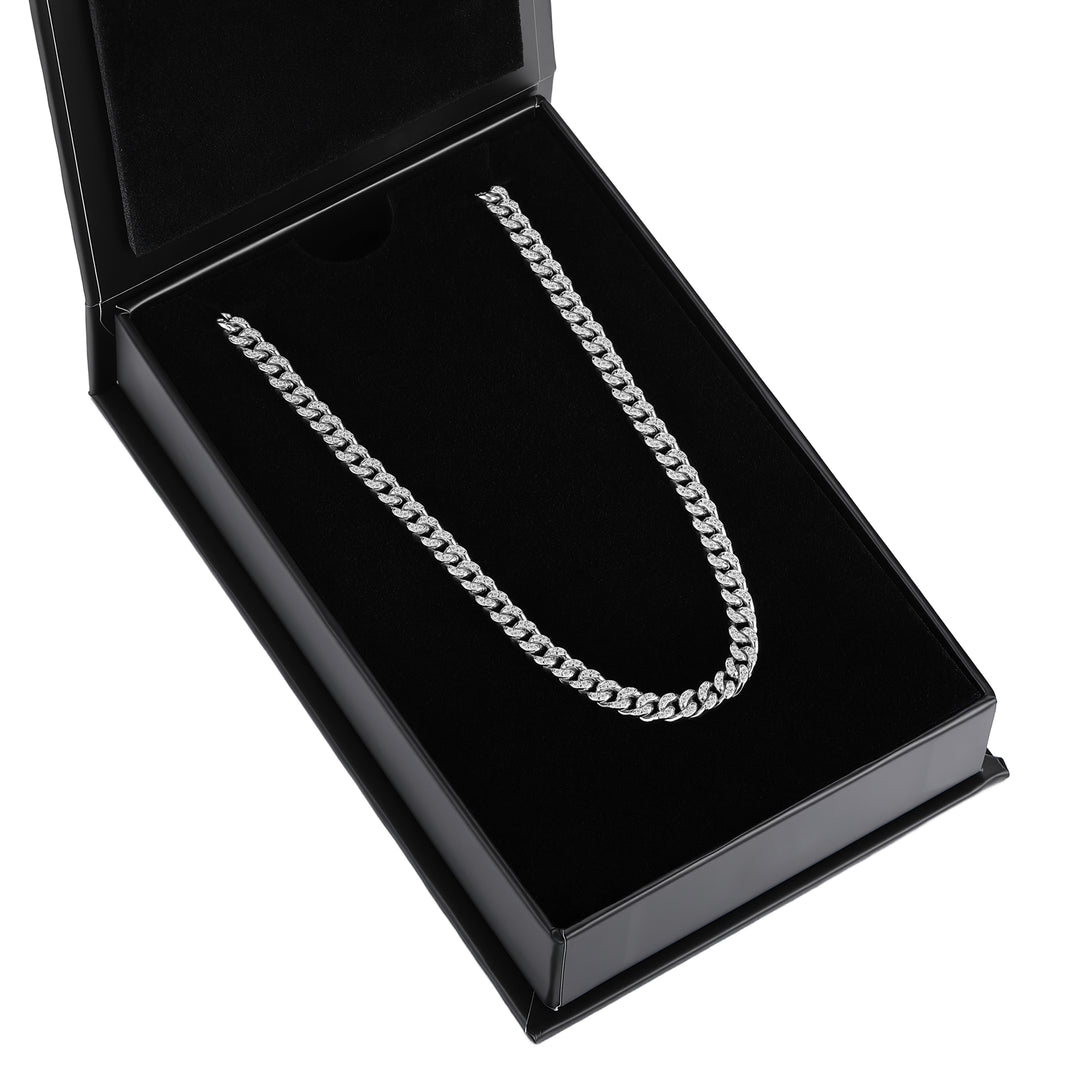 Mens Iced Cuban Link Chain - 5mm | DORADO