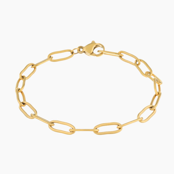 Paper Clip Bracelet - 4mm | Bracelets by DORADO