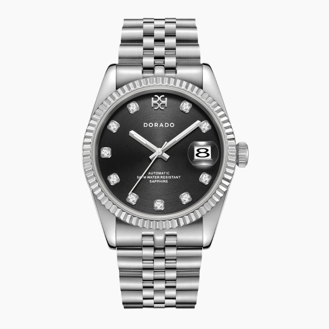 DORADO Silver Timeless Watch - Black | Watch by DORADO