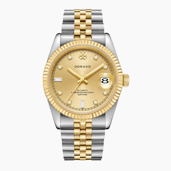 36mm DORADO Two Tone Timeless Watch | Watch by DORADO