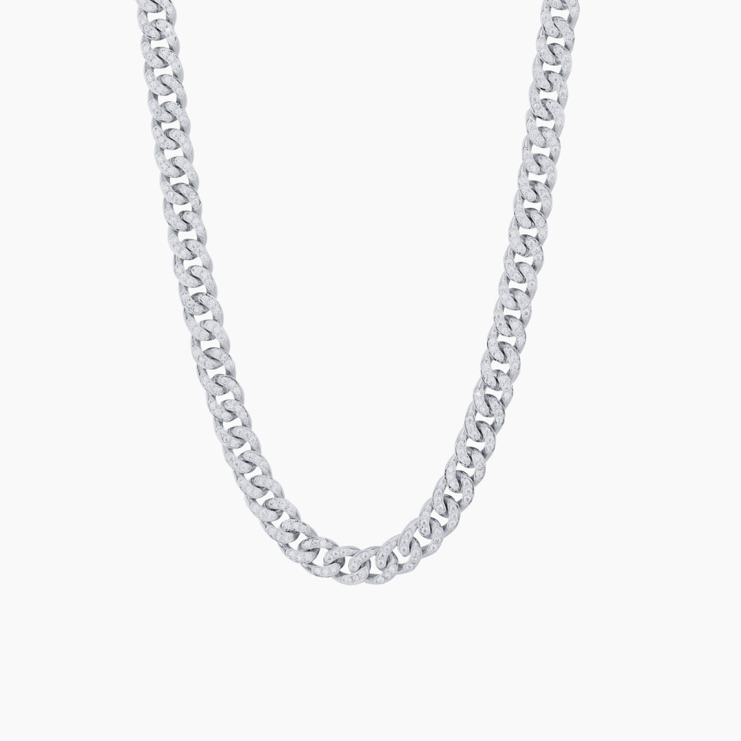 Iced Cuban Link Chain - 7mm | Necklaces by DORADO