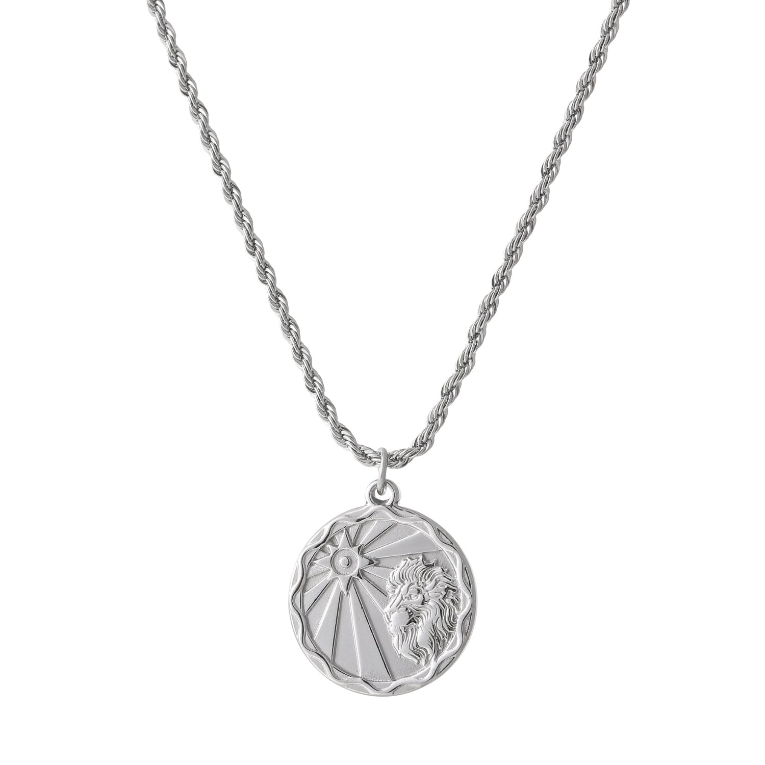 Zodiac Coin Necklace w/ Rope Chain | Necklaces by DORADO