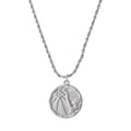 Zodiac Coin Necklace w/ Rope Chain