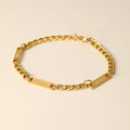 Mens Multi Name Bracelet w/ Cuban | DORADO