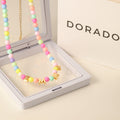 Kids Colorful Beaded Name Necklace | DORADO