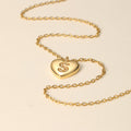 Kids Heart Initial Pendant Necklace | DORADO
