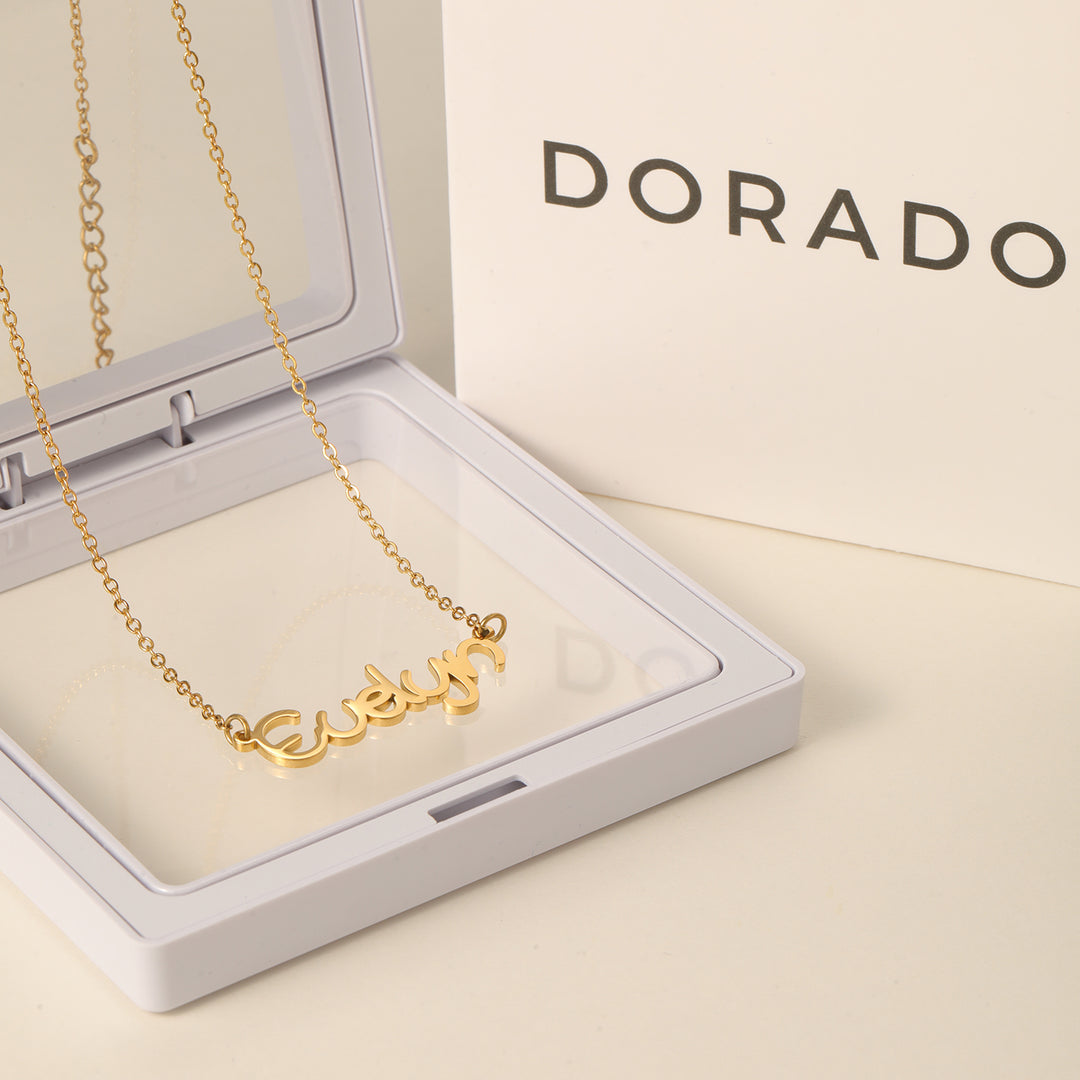 Kids Daisy Name Necklace | DORADO