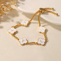 White Clover Name Bracelet | Bracelets by DORADO