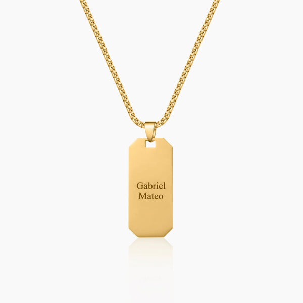 Mens Multi Name Dog Tag Pendant | DORADO