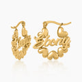 Kids Hearts Name Hoops | DORADO